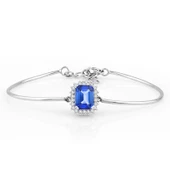 3.30 ct. Pırlanta Safir Bileklik - 1