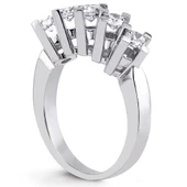 1.00 ct. G Color HRD Sertifikalı Pırlanta Beştaş Yüzük - 2