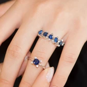 1.70 ct. Safir Beştaş Yüzük - 2