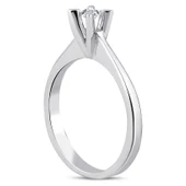 0.12 ct. Pırlanta Tektaş Yüzük - 2