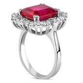 3.31 ct. Pırlanta Yakut Yüzük - 2