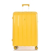 MÇS 3lü Set Kırılmaz Silikon Seyahat Valizi Bavulu V305 Sarı thumbnail 2