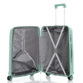 MÇS 3lü Set Kırılmaz Silikon Seyahat Valizi Bavulu V305 Su Yeşili thumbnail 3