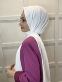 Rahat Kırışmaz Cazz Şal, Yumuşak, Tok Duruşlu Kolay Şal 01000  KIRIK BEYAZ thumbnail 2