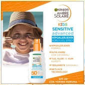 Garnier Ambre Solaire Sensitive Advanced Çocuk Sprey GKF50+ 200ML - 3