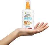 Garnier Ambre Solaire Sensitive Advanced Çocuk Sprey GKF50+ 200ML - 6