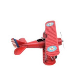Koleksiyon Metal Uçak Çift Kanatlı Biblo Dekoratif Rustik Model - 2