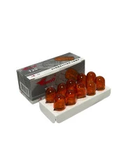 T20 12V 93 21W Dipsiz Turuncu Sinyal, Stop, Far Ampulü 10 Adet - 1