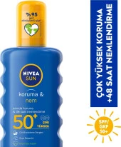 Nivea Sun Koruma&Nem Nemlendirici Güneş Spreyi Gkf 50+ 200 Ml - 1