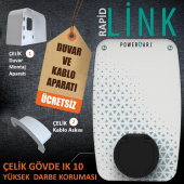 Powerşarj 22kW, 16kW, 11kW, 7,4kW, 5kW, 3,4kW Elektrikli Araç Sabit Duvar Tipi Şarj Cihazı - 2
