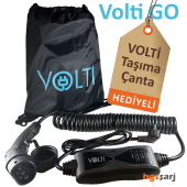 Volti GO Mobil Şarj Cihazı. Ev Tipi fiş. 3,0 kW 13A, Tip 2 Konektör - 4
