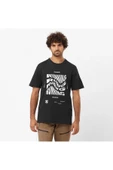 Salomon LC2218800 Running Graphic Ss Tee M Erkek Tişört thumbnail 1