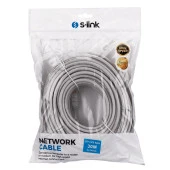 S-link 30 Metre CAT6 Kablo Gri Utp Patch Gri Ethernet Kablosu thumbnail 3