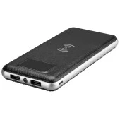 S-link 10000mAh LCD Göstergeli Kablosuz Powerbank Siyah Taşınabilir Pil Şarj Cihazı - 3
