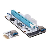 S-link PCI-E 1x to 16x Sata 6pin Bitcoin Riser versiyon 08S Ekran Kartı Yükseltici thumbnail 1