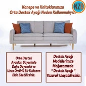 Ahşap Mobilya Koltuk Kanepe Sehpa Masa Ayağı Ayakları M8 Civatalı 25 cm + Bağlantı Aparatlı 8'li Set - 10