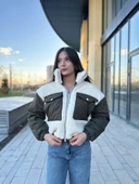Torba Cepli Kürklü Peluş Kadın Mont - 8