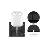 Vendas Airpods Dock Masa Üstü Şarj İstasyonu - Siyah - 4