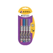 Adel Tekstil Markörü Pastel Renk 4'lü - 2