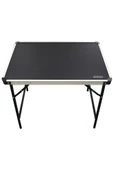 Katlanır Kamp Masası Alüminyum Çerçeve Mdf Üst Tabla (48*68CM) Kamp Piknik Festival Katlanır Masa - 1