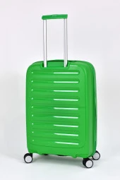 United Colors Of Benetton Orta Boy Kırılmaz Valiz Polipropilen Yeşil BNT1000 thumbnail 3