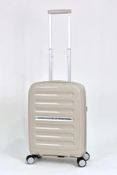 United Colors Of Benetton Kabin Boy Kırılmaz Valiz Polipropilen Bej BNT1000 thumbnail 1