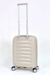 United Colors Of Benetton Kabin Boy Kırılmaz Valiz Polipropilen Bej BNT1000 thumbnail 3