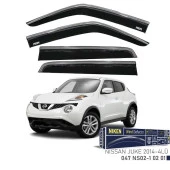 Niken Nissan Juke 2014- Kromlu Cam Rüzgarlığı 4 LÜ - 1