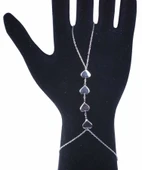 925 Ayar Gümüş 4 Kalpli Aşk Şahmeran Bileklik thumbnail 7