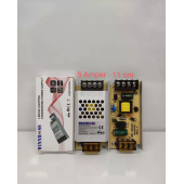 Winnboss Wn-1205 Metal Kasa Adaptör Slim 12 Volt 5 Amper - 1