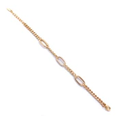 316L Çelik Zincir Rose Bileklik BLK-897 thumbnail 5