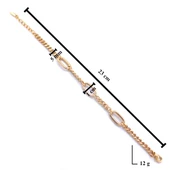 316L Çelik Zincir Rose Bileklik BLK-897 thumbnail 6