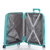 MÇS 3lü Set Kırılmaz Silikon Seyahat Valizi Bavulu V305 Cam Göbeği thumbnail 3