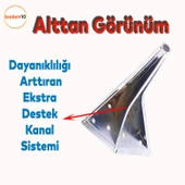 Empoli Lüks Mobilya Oturma Yükseltici Kanepe Sehpa TV Ünite Koltuk Ayağı Baza Ayakları Krom 16 cm thumbnail 4