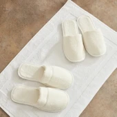 Karaca Home Ring Dantelli 9 Parça Aile Banyo Seti Offwhite-Offwhite - 6