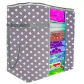 Yıldız Desenli Mega Boy Antrasit Pencereli Hurç thumbnail 1