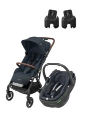 Maxi-Cosi Soho-Coral 360 Modüler Ana Kucaklı Ultra Kompakt Seyahat Sistem Bebek Arabası Essential Graphite - 1
