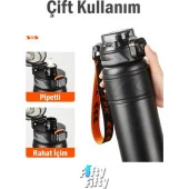 Tkk Çelik Termos 900 Ml T2025 Siyah - 3