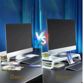 TechTic Bilgisayar Monitör Yükseltici Laptop Sehpası RGB 4 USB Hub Yükseklik Ayarlı Monitör Standı - 8
