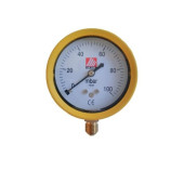 Ak Tek Manometre Doğalgaz 0-100 Mbar - 1