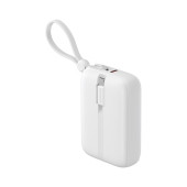 Havit PB5215 Type-C ve Lightning Kablo 10.000 Mah LED Göstegeli Powerbank Beyaz - 3