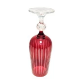 Leonarte Casa Menşeli Bohemia Sarpy 180ml Kristal Kırmızı Renkli Kadeh 1 Adet  - 3