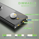 Cata Bella Şarjlı Slim Cabinet Tezgah Üstü Usb Şarjlı Mıknatıslı Sensörlü 1 ADET3W 3 Renk - 4