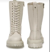 Nine West Porev 3PR Kırık Beyaz Bağcıklı Postal - 5