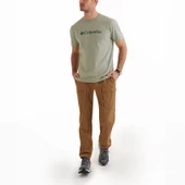 Columbia CSC M Basıc Bıg Logo Brushed SS Tee Erkek Tişört Yeşil CS0287-348 thumbnail 4