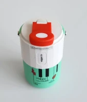 Vagonlife VGN2050 400ml Paslanmaz Çelik Termos Matara Çift İçim (Green) thumbnail 1