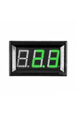 0.56" 0-100V 3 Kablolu DC Yeşil Dijital Voltmetre - Hassas ve Kullanışlı - 1