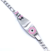 Bebek Bileklik Çelik Nazar Bonvuklu Yusufçuk Model BLK-962 - 2