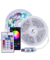 10 Metre RGB Şerit Led - Kumanda ve Mobil Aplikasyon Kontrol- Su Geçirmez / Sese Duyarlı - 3