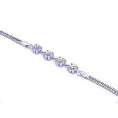 316L Çelik Zirkon Taşlı  Kadın Bileklik BLK-795 thumbnail 4